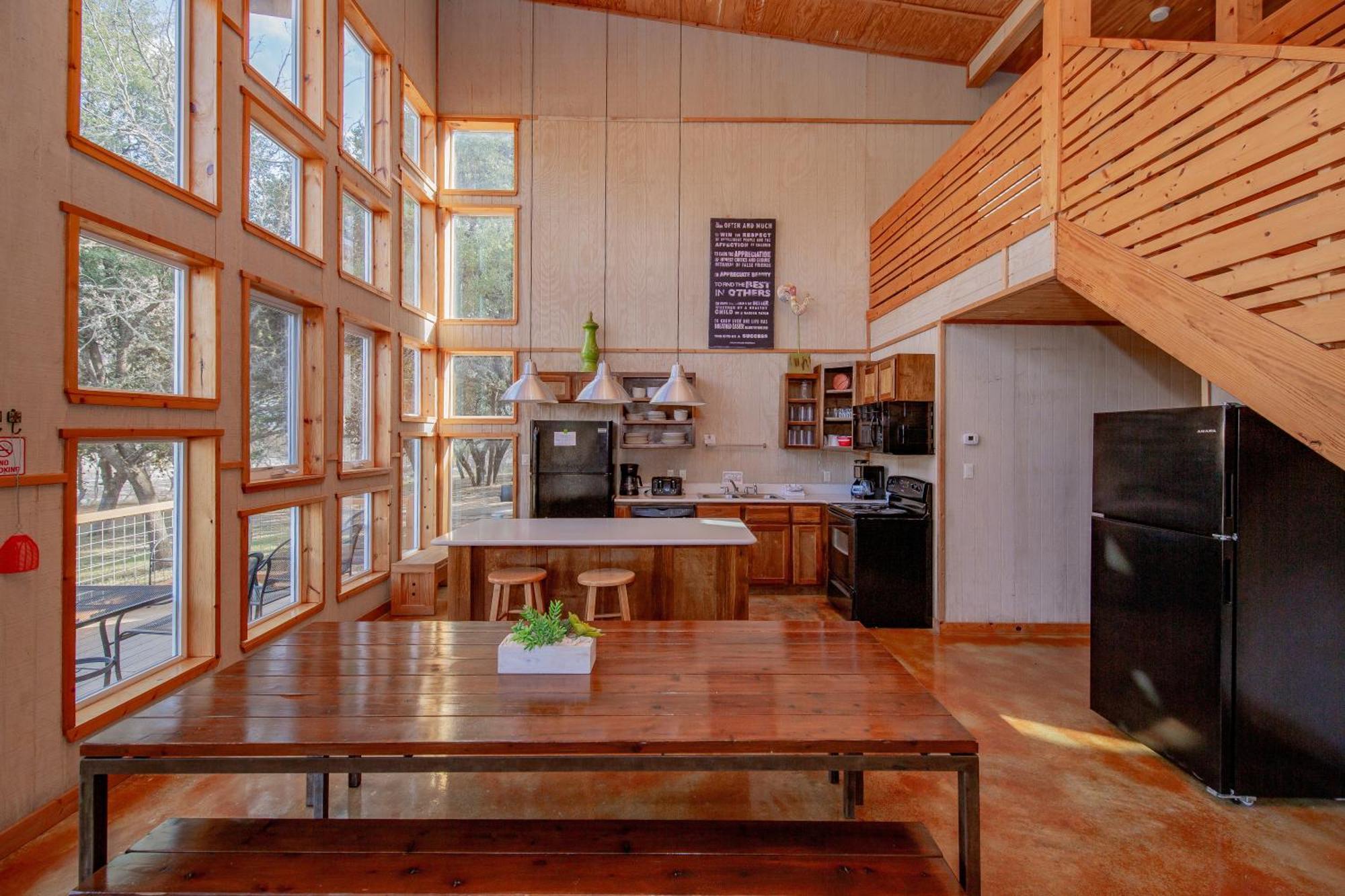 Seven Bluff Cabins Concan Buitenkant foto